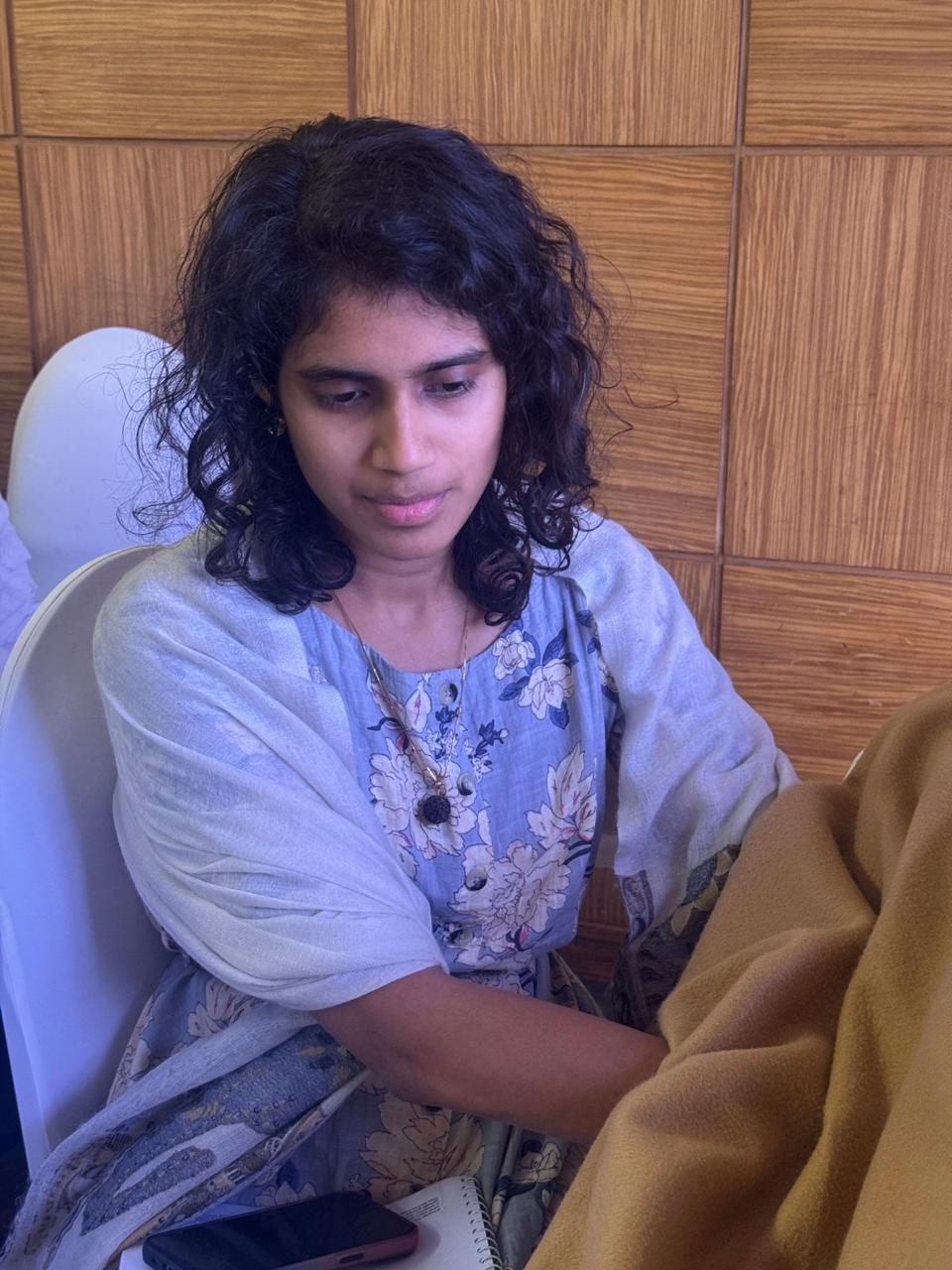 Likhitha Sree in workshop setting